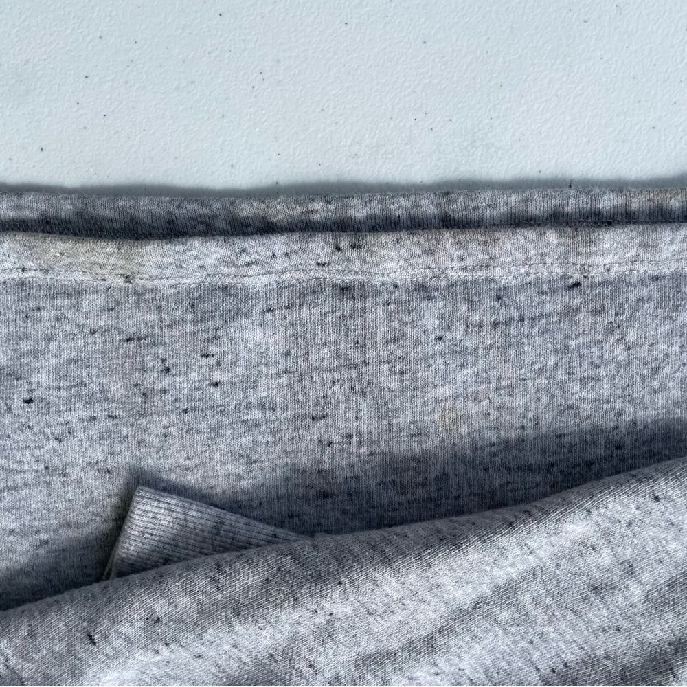 Divided H&M Gray Cropped Hoodie Size L Speckled Pullover - Picture 3 of 10